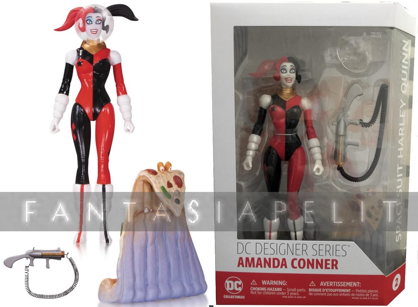 Fantasiapelit - verkkokauppa - sekalainen - DC Comics Designer Series:  Amanda Conner -Spacesuit Harley Quinn Action Figure