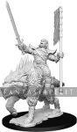 Pathfinder Deep Cuts Unpainted Miniatures: Orc on Dire Wolf