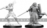 D&D Nolzur's Marvelous Unpainted Miniatures: Human Paladin Female (2)