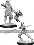 Magic the Gathering Unpainted Miniatures: Coralhelm Commander & Halimar Wavewatch (Merfolk)