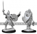 Magic the Gathering Unpainted Miniatures: Human Berserkers (2)