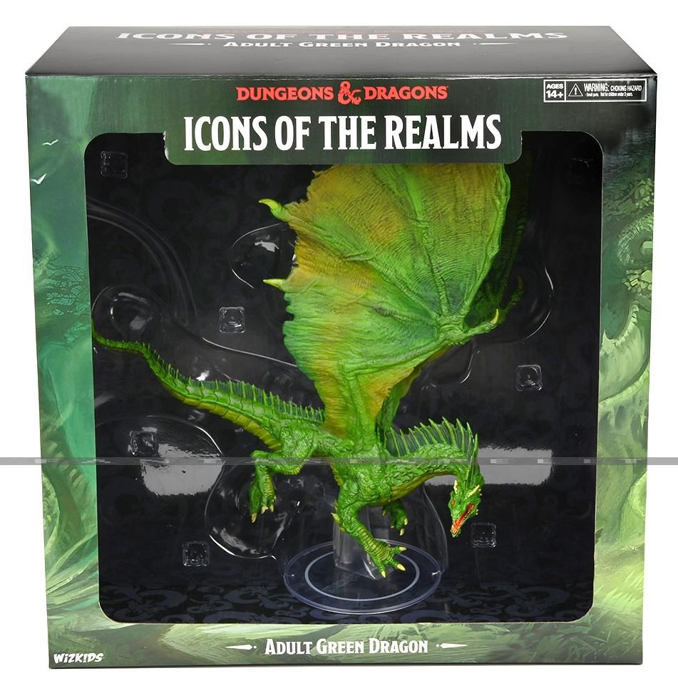 Icons of the Realms: Adult Green Dragon Premium Figure