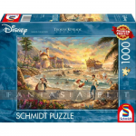 Disney Puzzle: Thomas Kinkade -The Little Mermaid Celebration of Love (1000 Pieces)