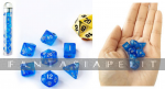 Mini Moonstone Dice Blue (7 noppaa)