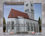 Battlefield in a Box - Caen Church light grey