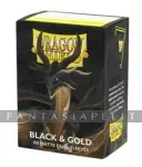 Dragon Shield: Matte Dual Sleeves Black & Gold (100) kuva on linkki tuotesivulle: Dragon Shield: Matte Dual Sleeves Black & Gold (100)